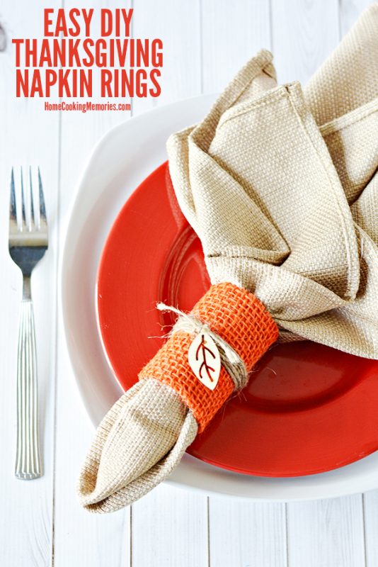  Easy DIY Thanksgiving Napkin Rings