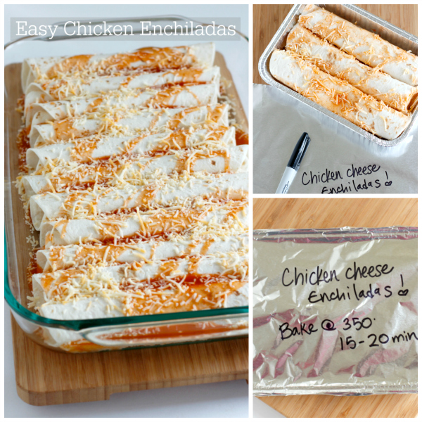 Easy Make-Ahead Chicken Enchiladas