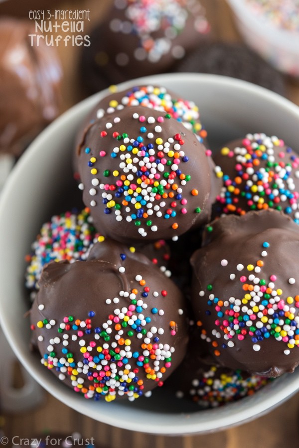  3-Ingredient Nutella Truffles