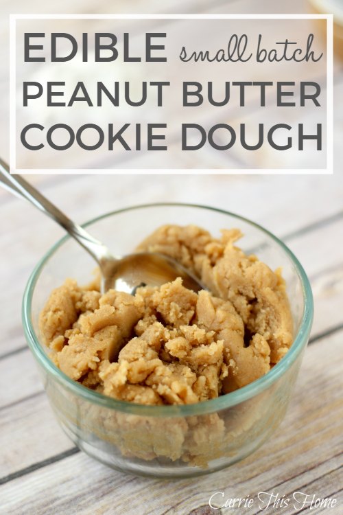 Edible Peanut Butter Cookie Dough