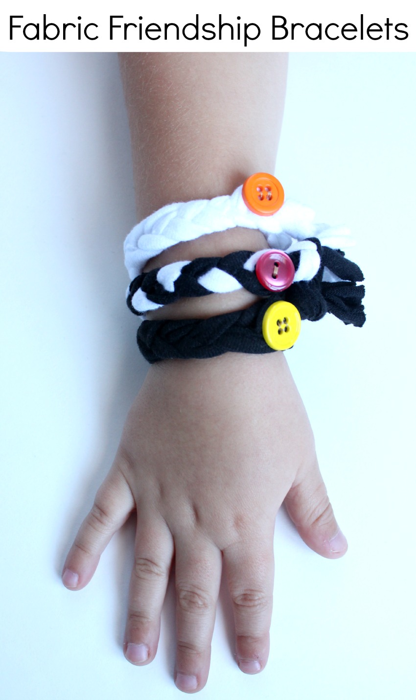 Fabric Friendship Bracelets Craft for Kids
