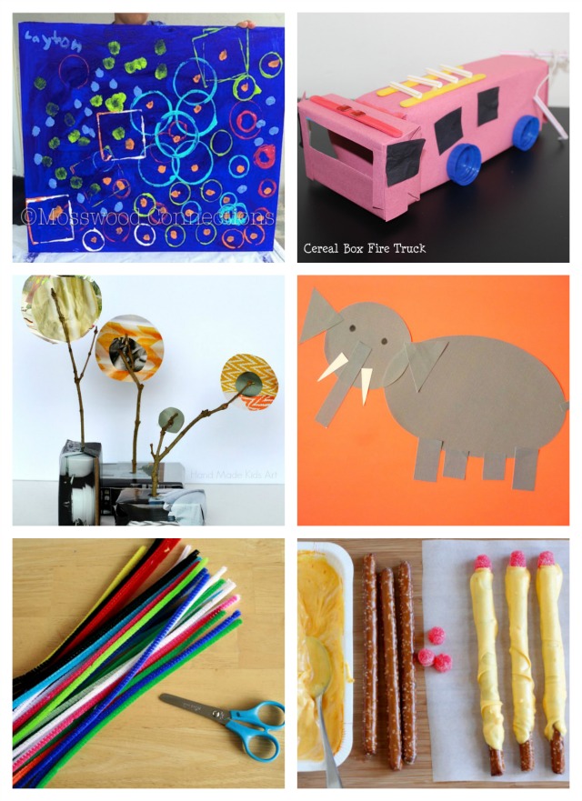 Family Crafts: Shapes, Trucks, Pipe Cleaners and More | Make and Takes