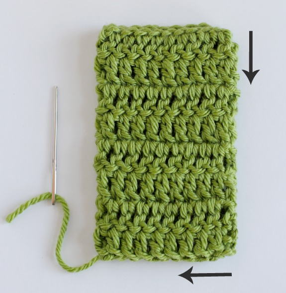 Finishing up your phone cozy crochet pattern 