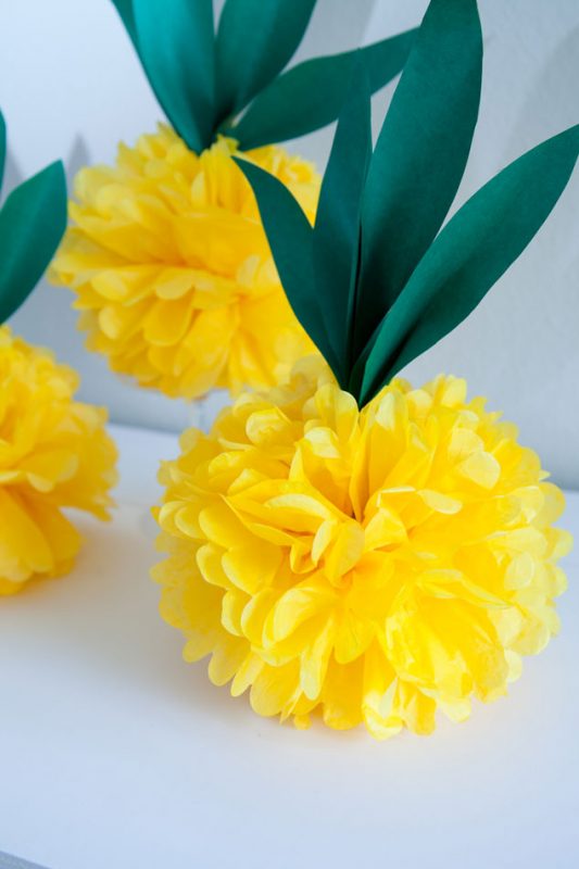 Tissue Pouf Pineapple