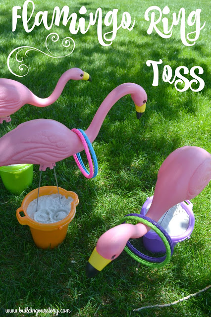 Summertime Flamingo Ring Toss