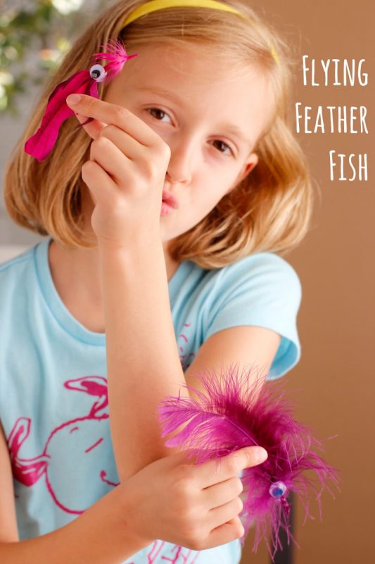 Flying Feathered Fish Kids Craft