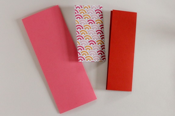 Folded paper for airplane heart cards @makeandtakes.com