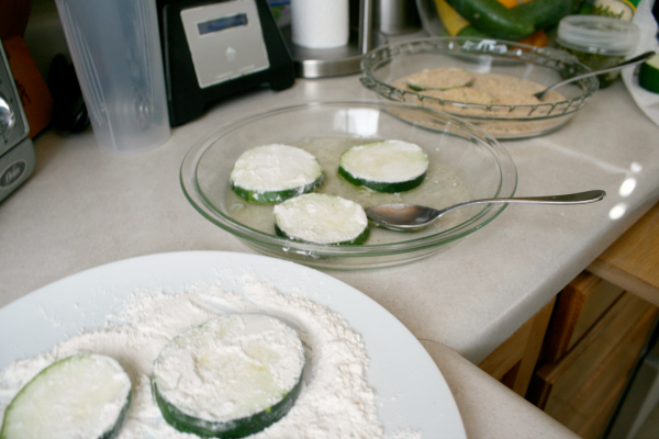 Fried Zucchini Ingredients