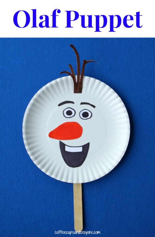 Frozen Movie Olaf Puppet Craft