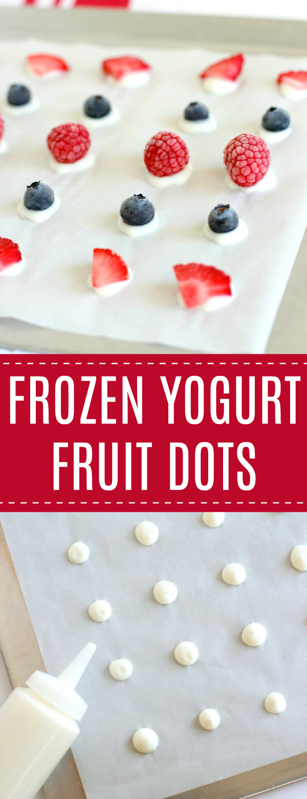 Frozen Yogurt Fruit Dots