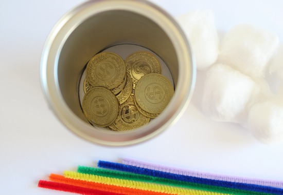 Gold Coins for Rainbow in a Can