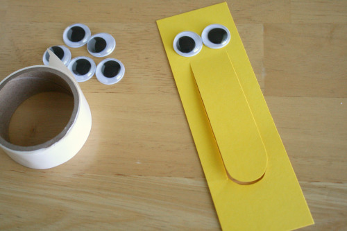 Googley Eyes for a Bookmark