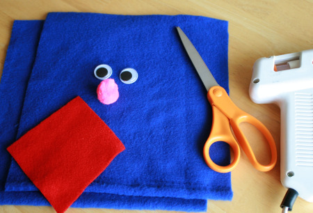 Grover Hand Puppet Craft Supplies