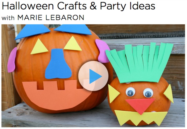Halloween Crafts and Party Ideas with Marie LeBaron