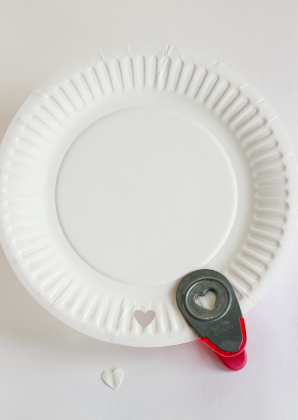 Heart Hole Punch for Valentine's Day Plates
