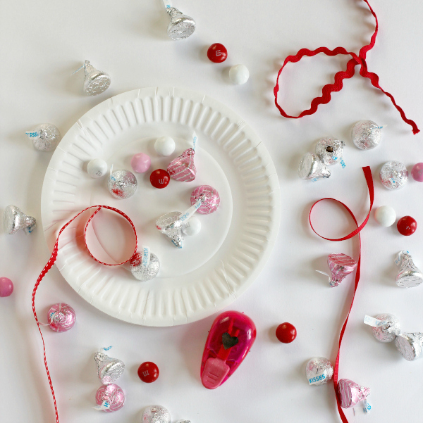 Heart Punch Plates for Valentine's Day Treats