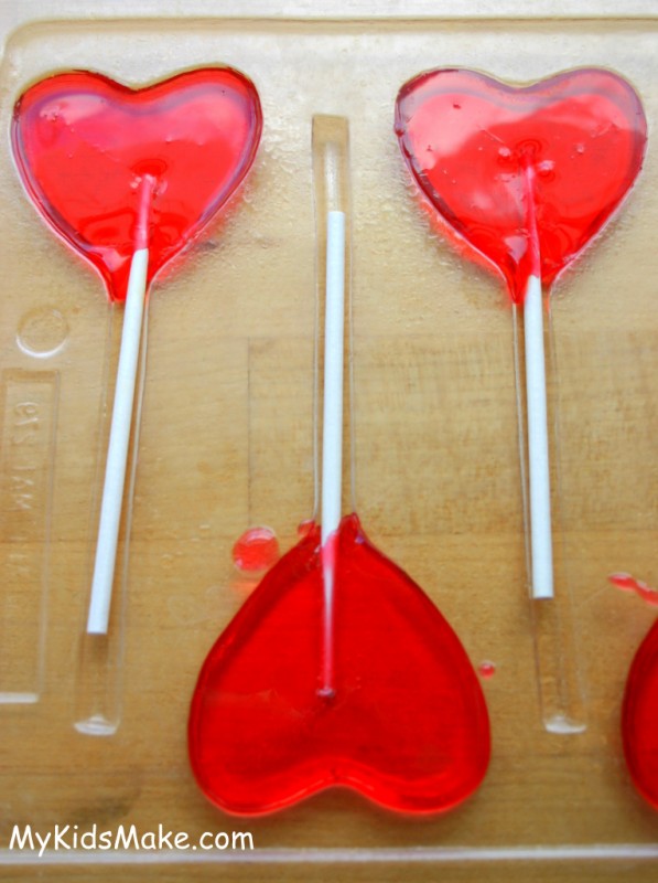 Heart Shaped Lollipops