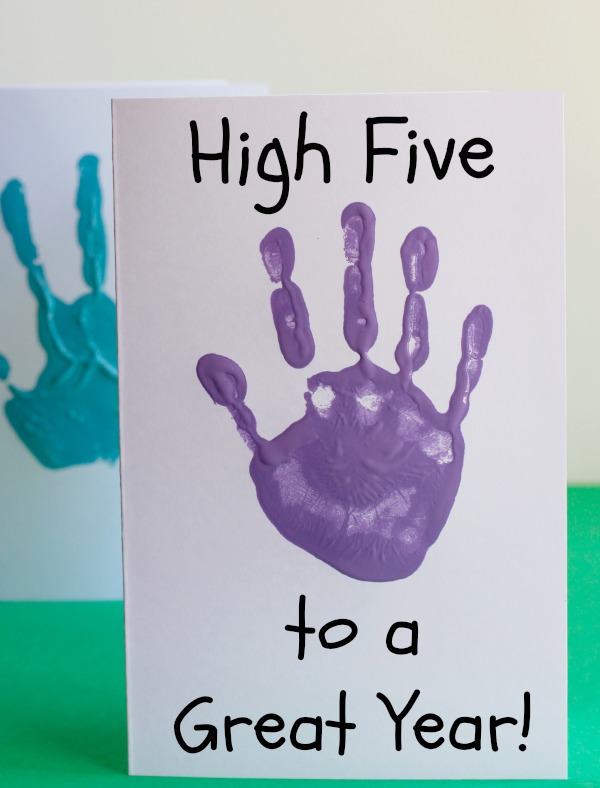 High Five to a Great Year Card