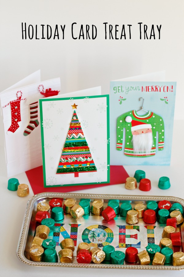 Holiday Card Treat Tray Craft