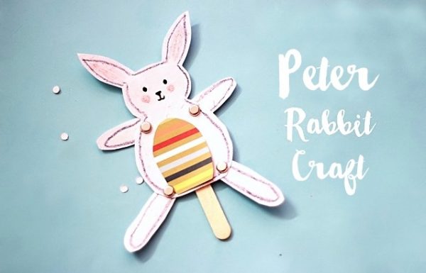 Peter Rabbit Craft - 5 Of our Favorite Children's Rabbit Books and Crafts - Sharing our favorite books and one adorable craft to go with each book. Perfect for Easter and International Rabbit Day. 