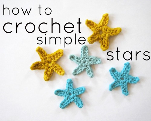 How to Crochet Simple Starfish Stars by full-flower-moon.tumblr.com