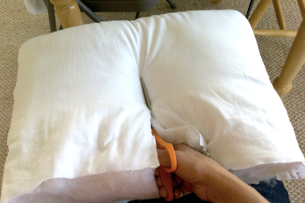 How to Cut Pillows for Sleeping Bags