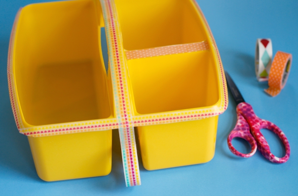 How to Decorate a Washi Tape Craft Caddy