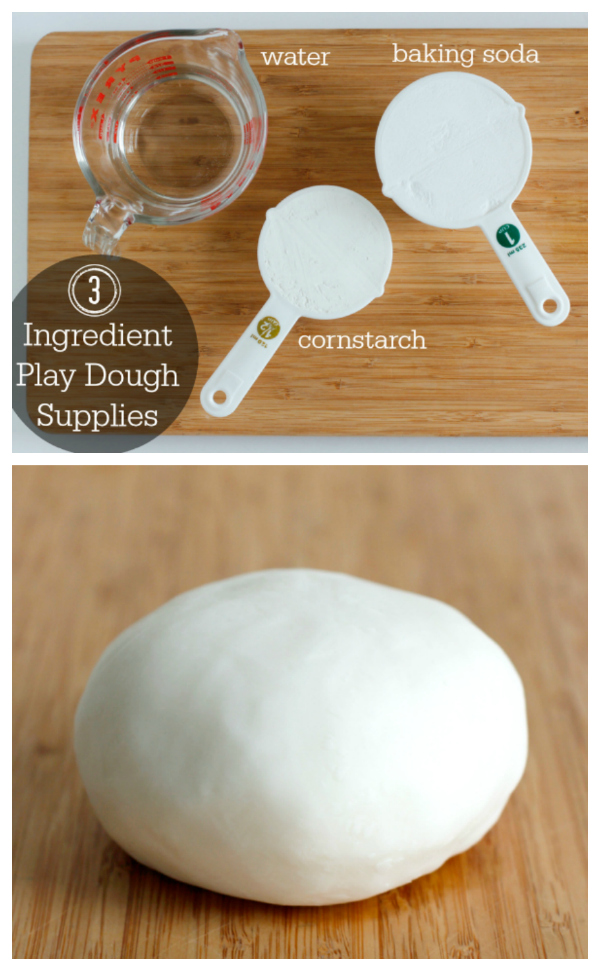3 ingredient playdough no cook