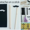 How to Make Mustache Crafts makeandtakes.com
