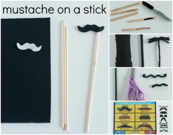 How to Make Mustache Crafts makeandtakes.com