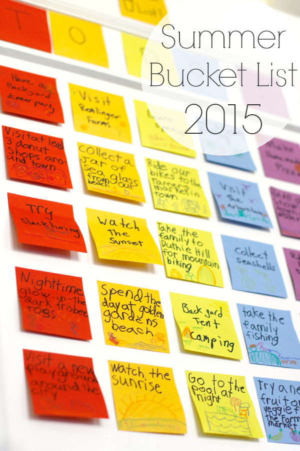 Make a Family Summer Bucket List