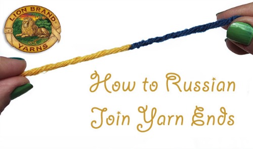 How to Russian Join Yarn Ends