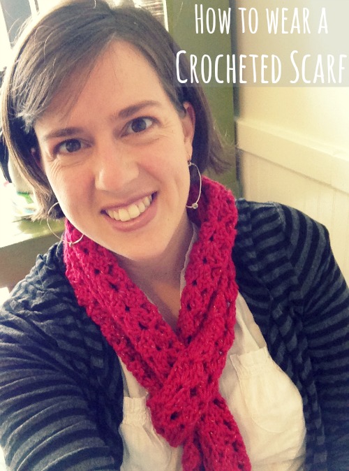 How to Wear a Crocheted Scarf