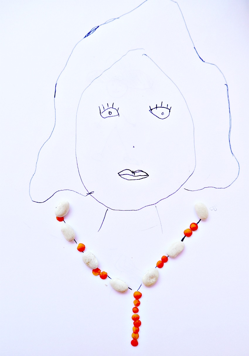 How to make a Bean Necklace