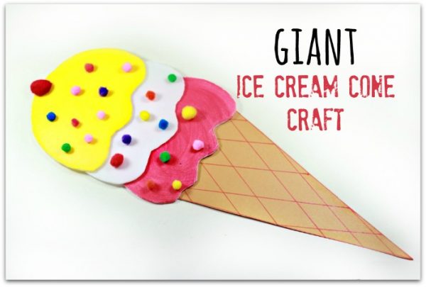 Giant Ice Cream Cone Craft 