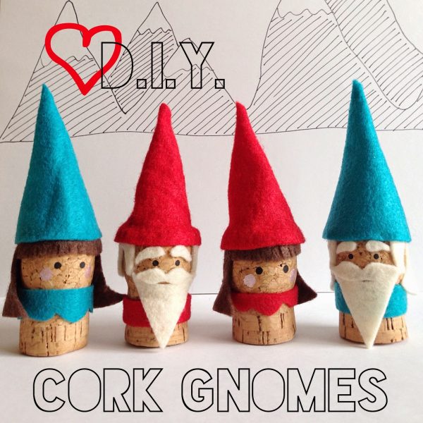 DIY Cork Gnomes