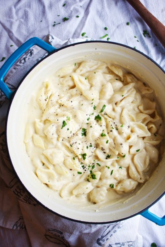 One Pot Three Cheese Mac and Cheese