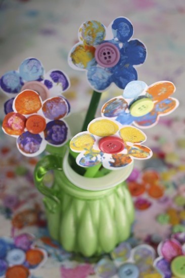 Stamped Flower Craft