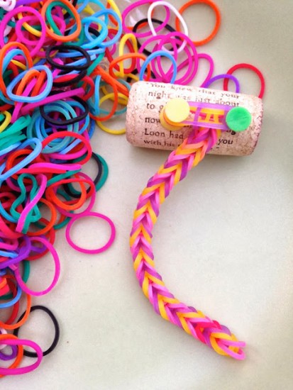 Wine Cork Rainbow Loom