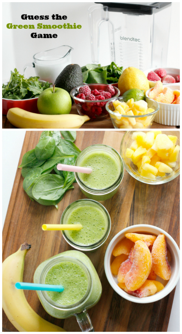 Kid-Friendly Green Smoothie Guessing Game