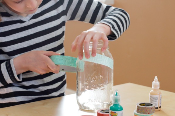 Kids Craft Mason Jar Money Bank