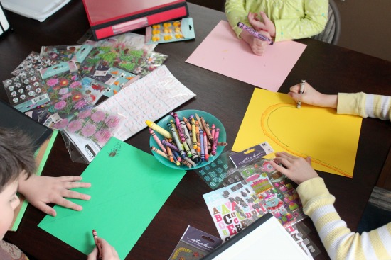 Kids Crafting Binder Covers