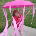 Kids Homemade Jellyfish Umbrella