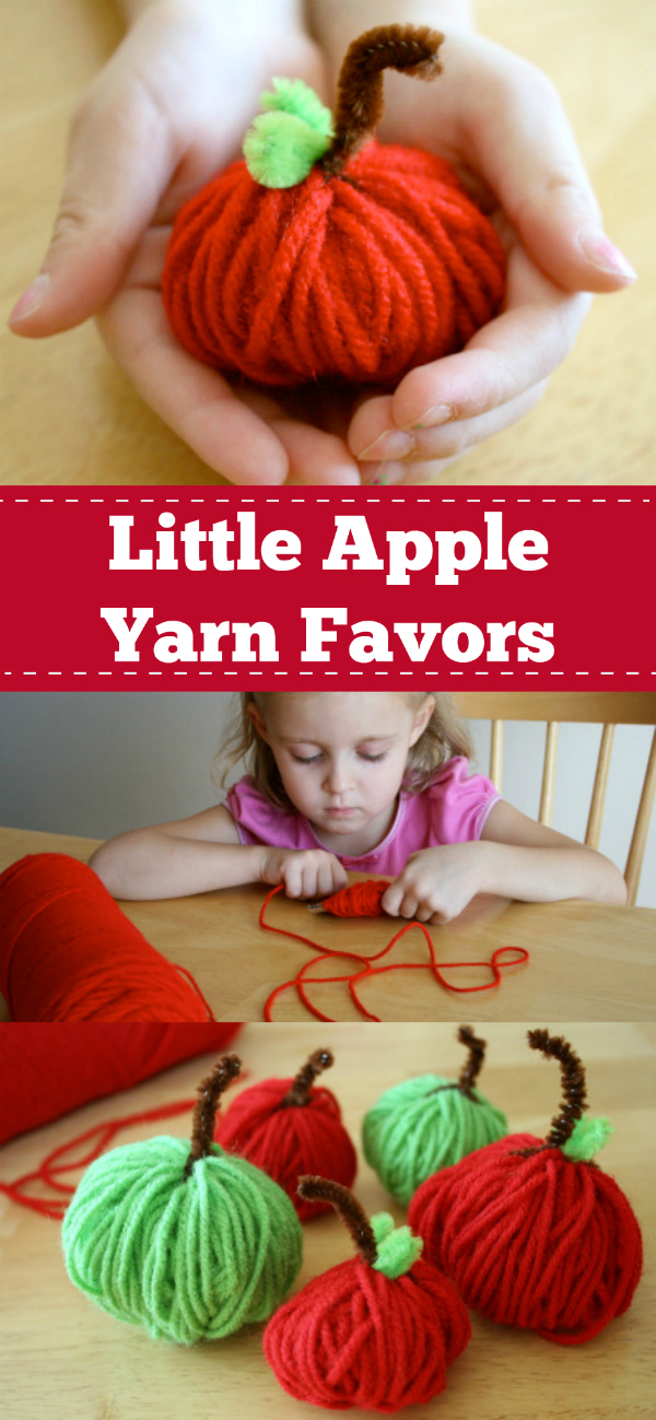 Little Apple Yarn Favors Pinterest