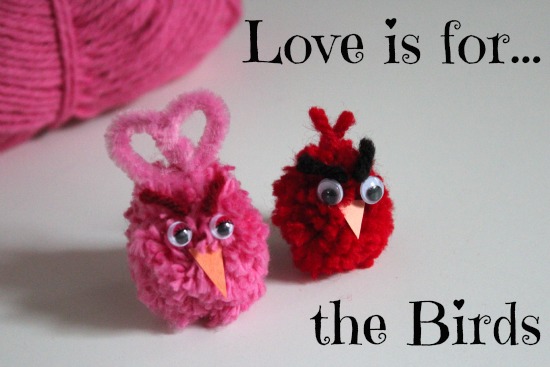 Love Bird Pom Poms 