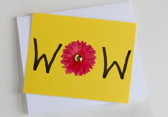 MOM WOW Flip Card for Mother's Day