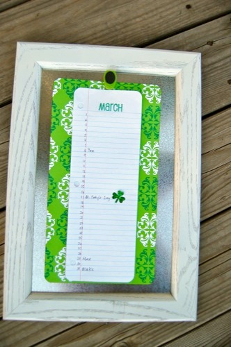 Magnet Birthday Calendar Frame