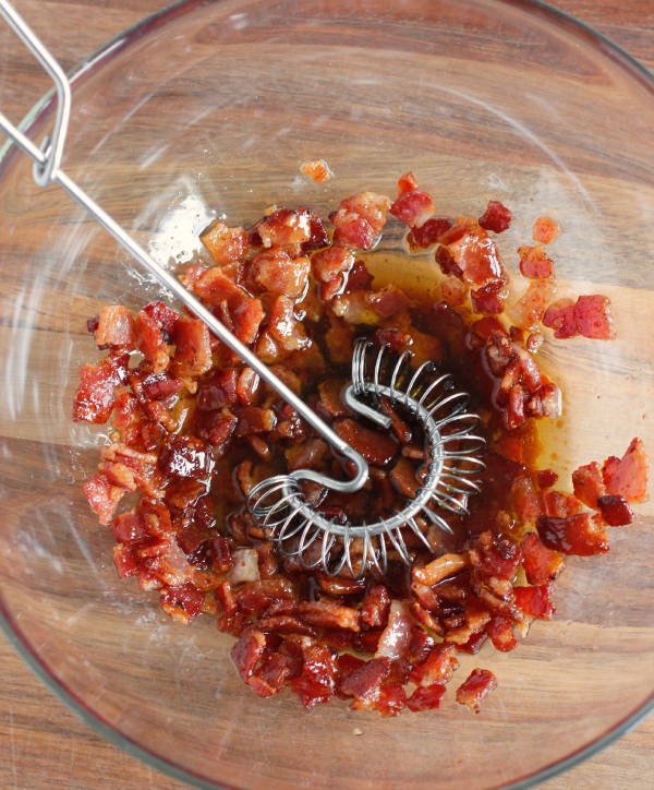 Make Bacon Vinaigrette Dressing