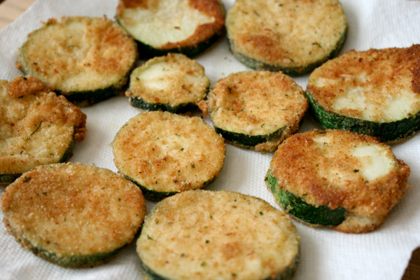 Make Fried Zucchini Rounds