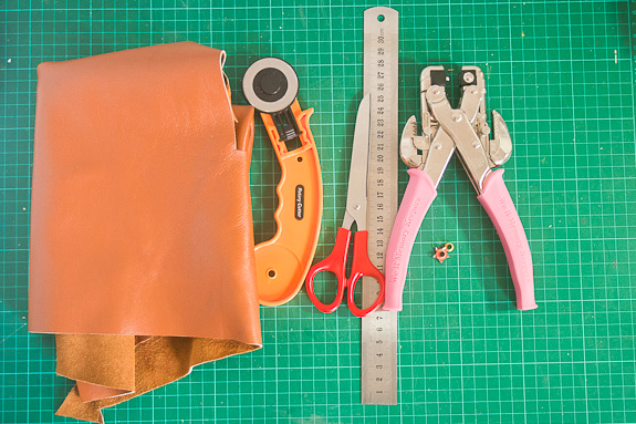 Make Leather Bookmarks Supplies